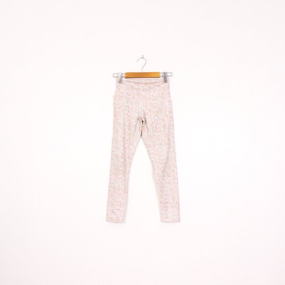 Girls Old Navy Active Pink Snake Skin Leggings - Picture 2 of 4